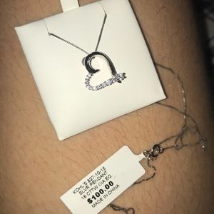 A heart shaped necklace